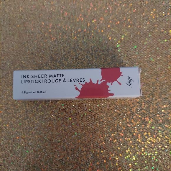 Avon  Faceshop fmgt Ink Sheer Matte Lipstick in Beige Letter NIB - Picture 6 of 11
